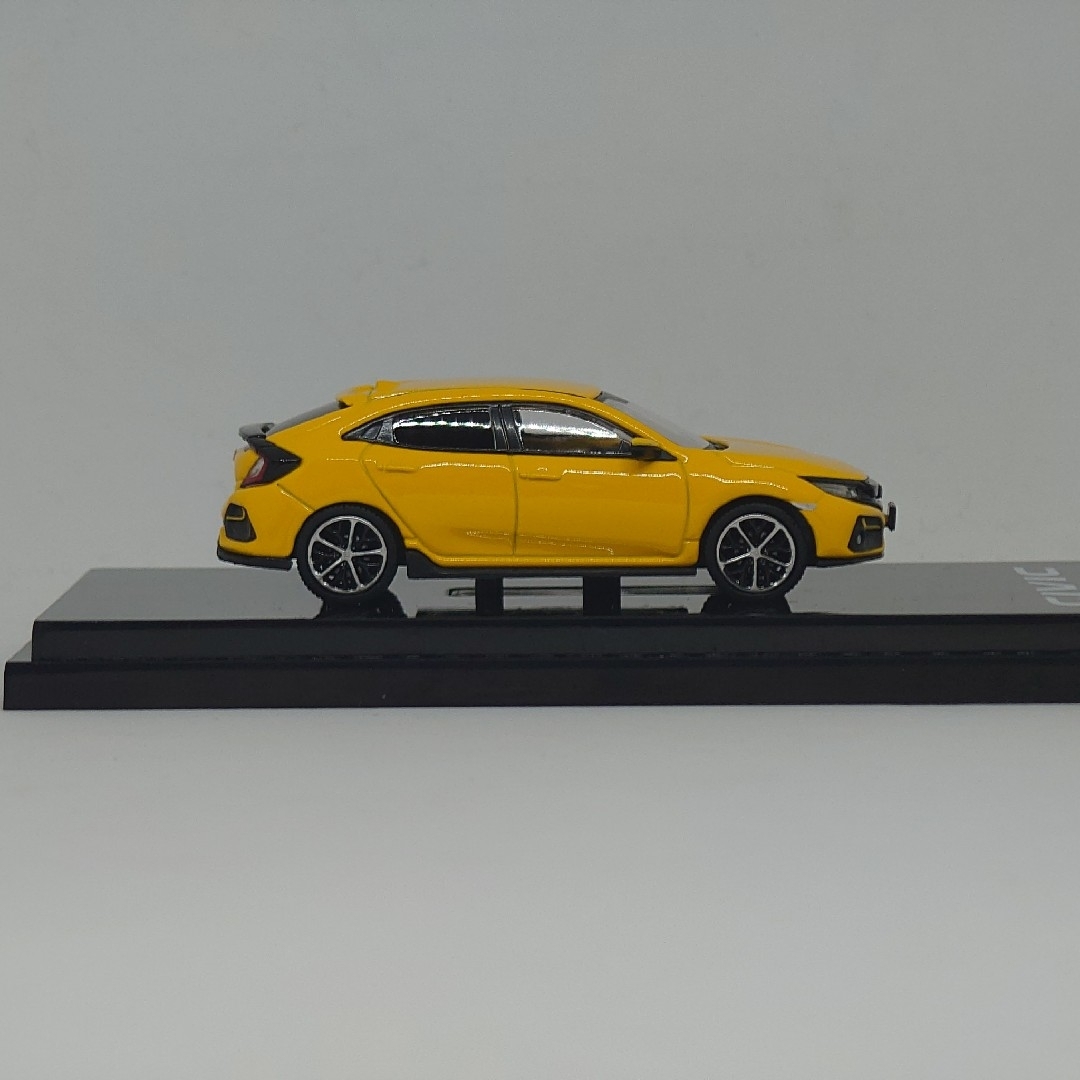 HobbyJAPAN - ホビージャパン 1/64 ホンダ シビック FK7 2020 イエロー