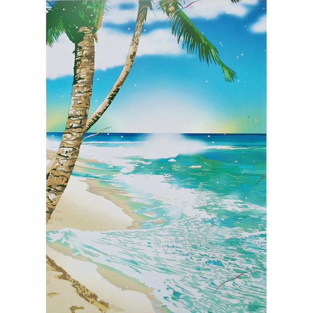 □新品未使用□ シルバー額入りポスター③ EIZIN SUZUKI 鈴木英人の