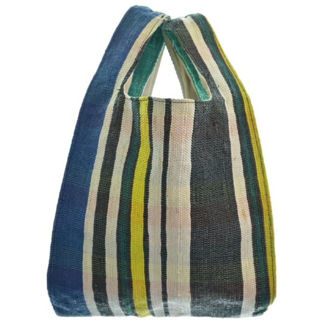 CMMN SWDN コモンスウェーデン トートバッグ - 白系x黒x青等 CMMN SWDN