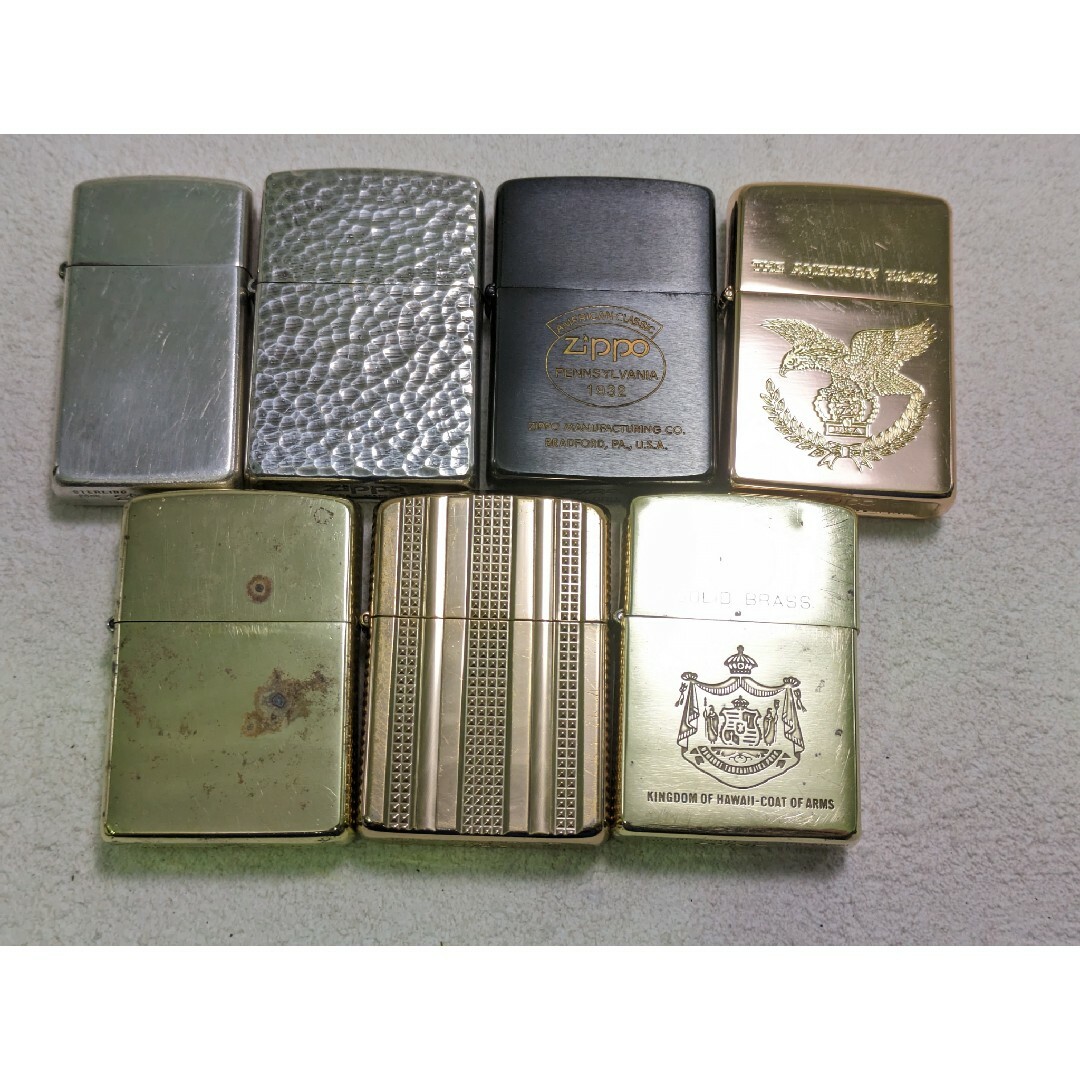 ZIPPO - zippo ジッポライター 7個まとめ 使用感有りの通販 by える