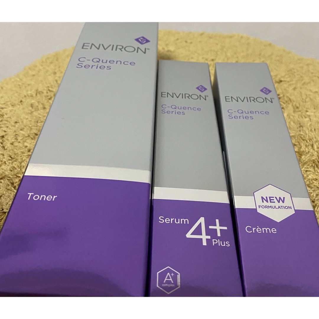 エンビロンシークエンストーナー、シークエンスセラム4プラス、クリーム