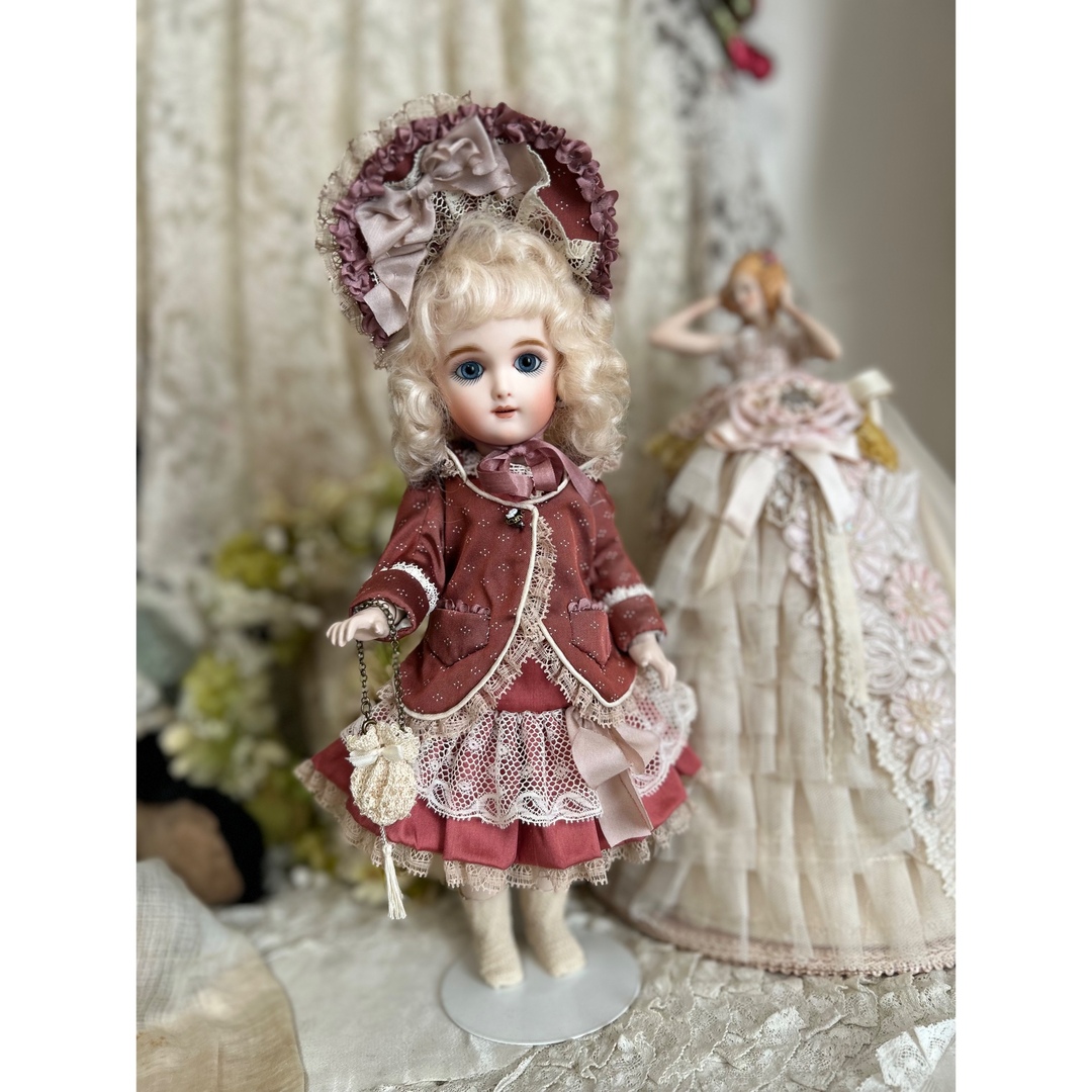 28㎝用 ドレスセット ビスクドール アンティークドールの通販 by