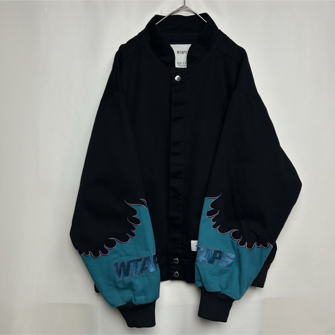 W)taps - レア WTAPS DRIFTERS JACKET ファイヤーパターン ブルゾンの