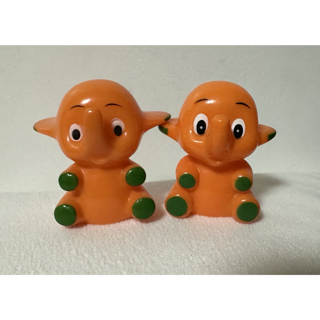 薬局 ぞうさん サトちゃんソフビ人形 2種類のお顔 昭和レトロの通販 by