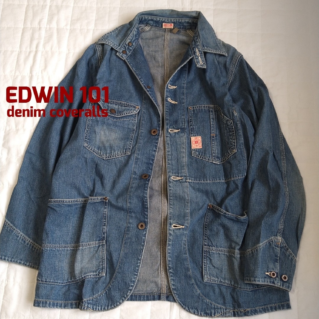 EDWIN - エドウィン EDWIN 101 デニムカバーオール 完売 レア 美品の