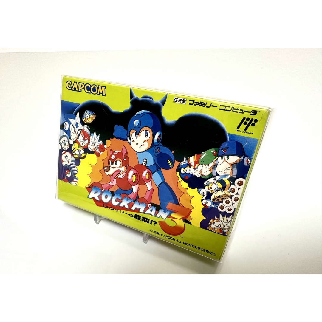 ロックマン3 ファミコンソフト【箱 説明書付き】の通販 by T's shop