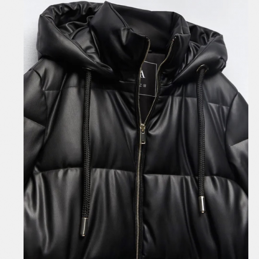 ZARA - 新品✴︎ザラ ZARA フェイクレザー パフジャケットの通販 by