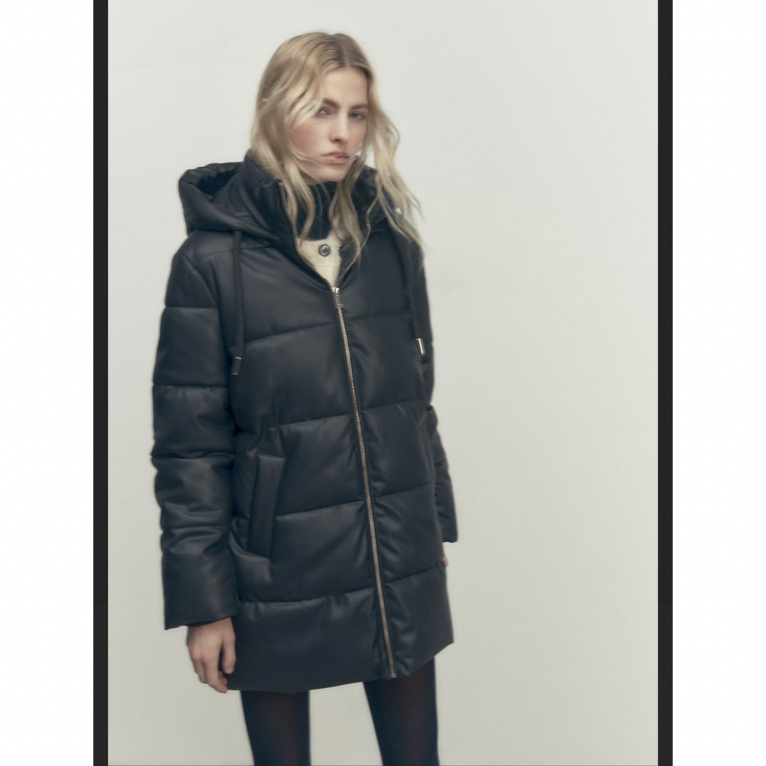 ZARA - 新品✴︎ザラ ZARA フェイクレザー パフジャケットの通販 by