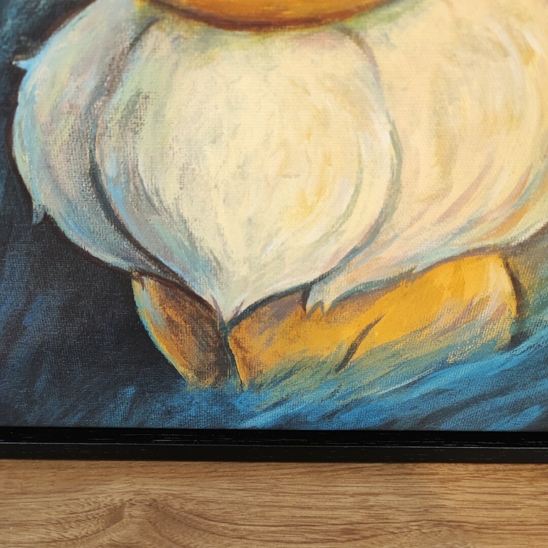 ポケモン - ゴッホ美術館 ゴッホイーブイ キャンバスアート 額縁付の