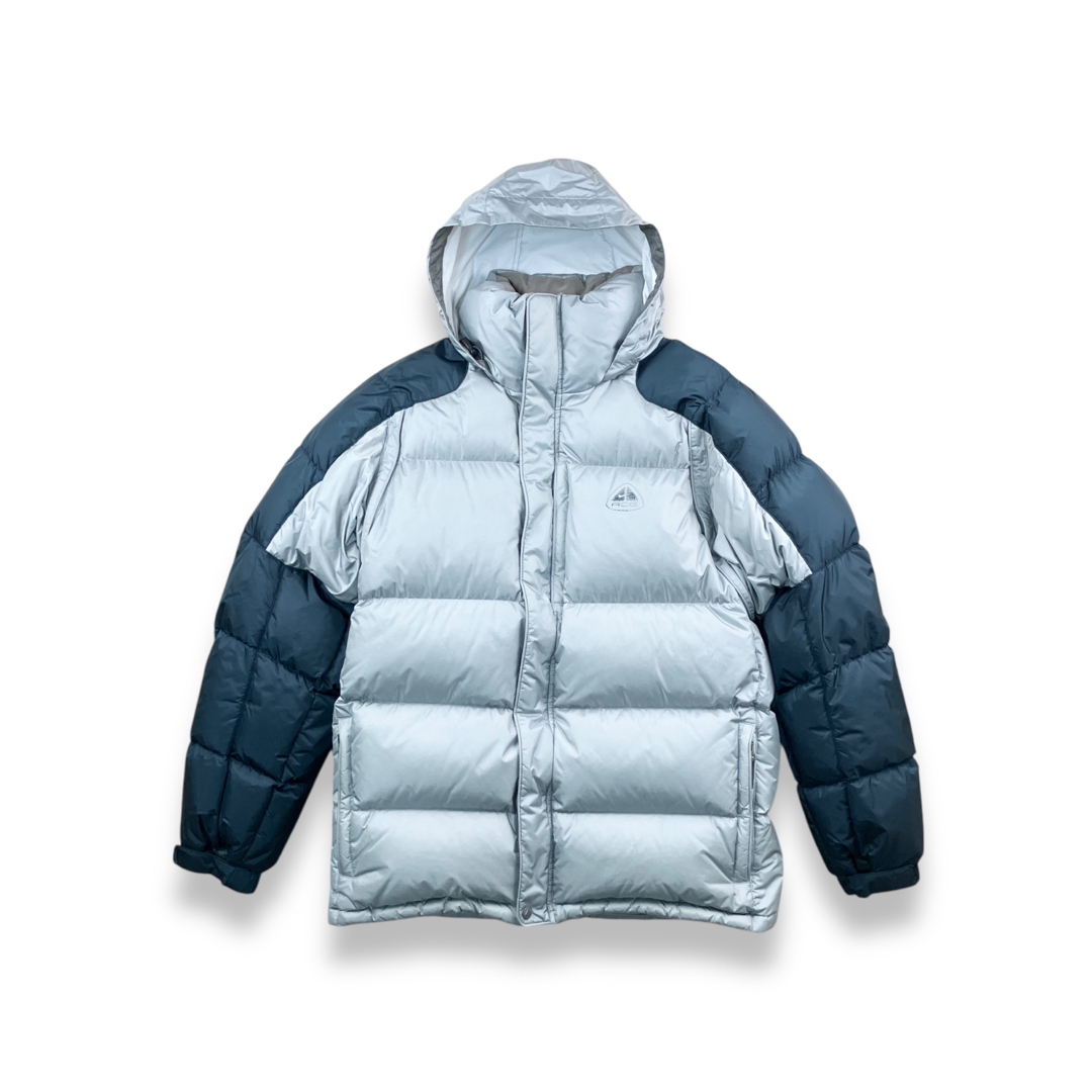 NIKE - 00s Y2K NIKE ACG ナイキ ツートンダウンジャケット シルバーの