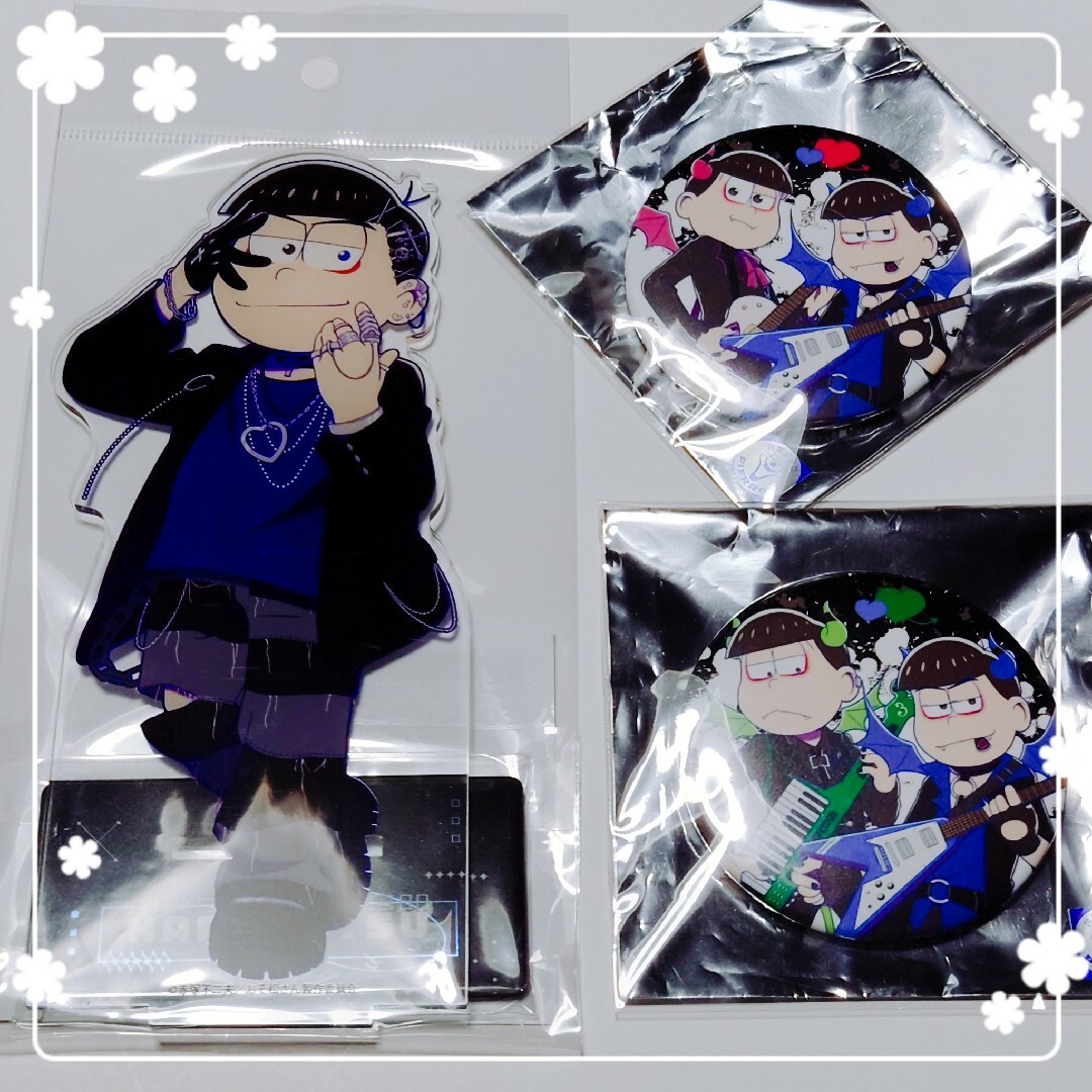 おそ松さん カラ松 闇松さん アクリルスタンド HMV 悪魔バンド 缶