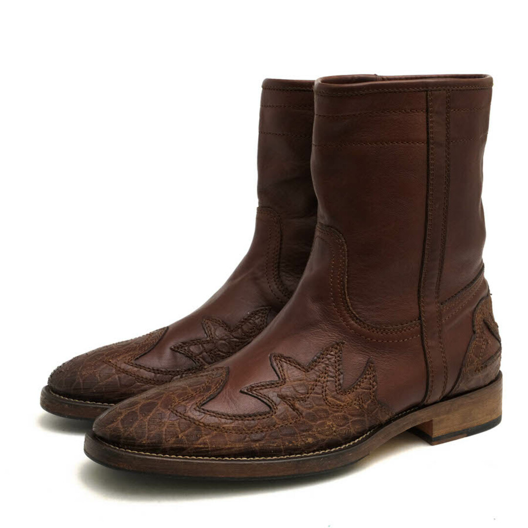 DOLCE&GABBANA - ドルガバ／DOLCE＆GABBANA ウエスタンブーツ シューズ