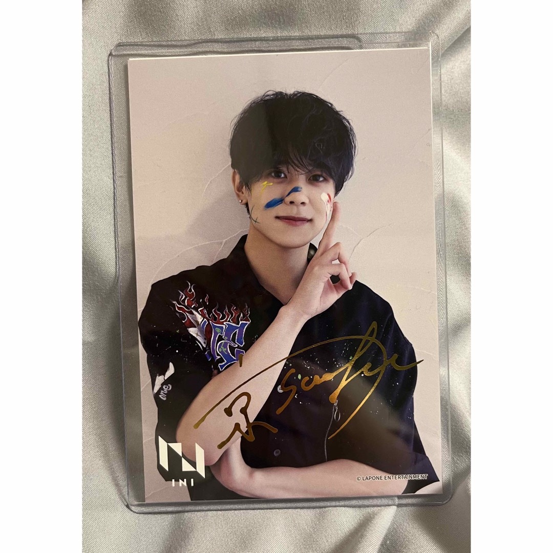 INI - 藤牧京介 サイン ポストカードの通販 by ♡｜アイエヌアイならラクマ