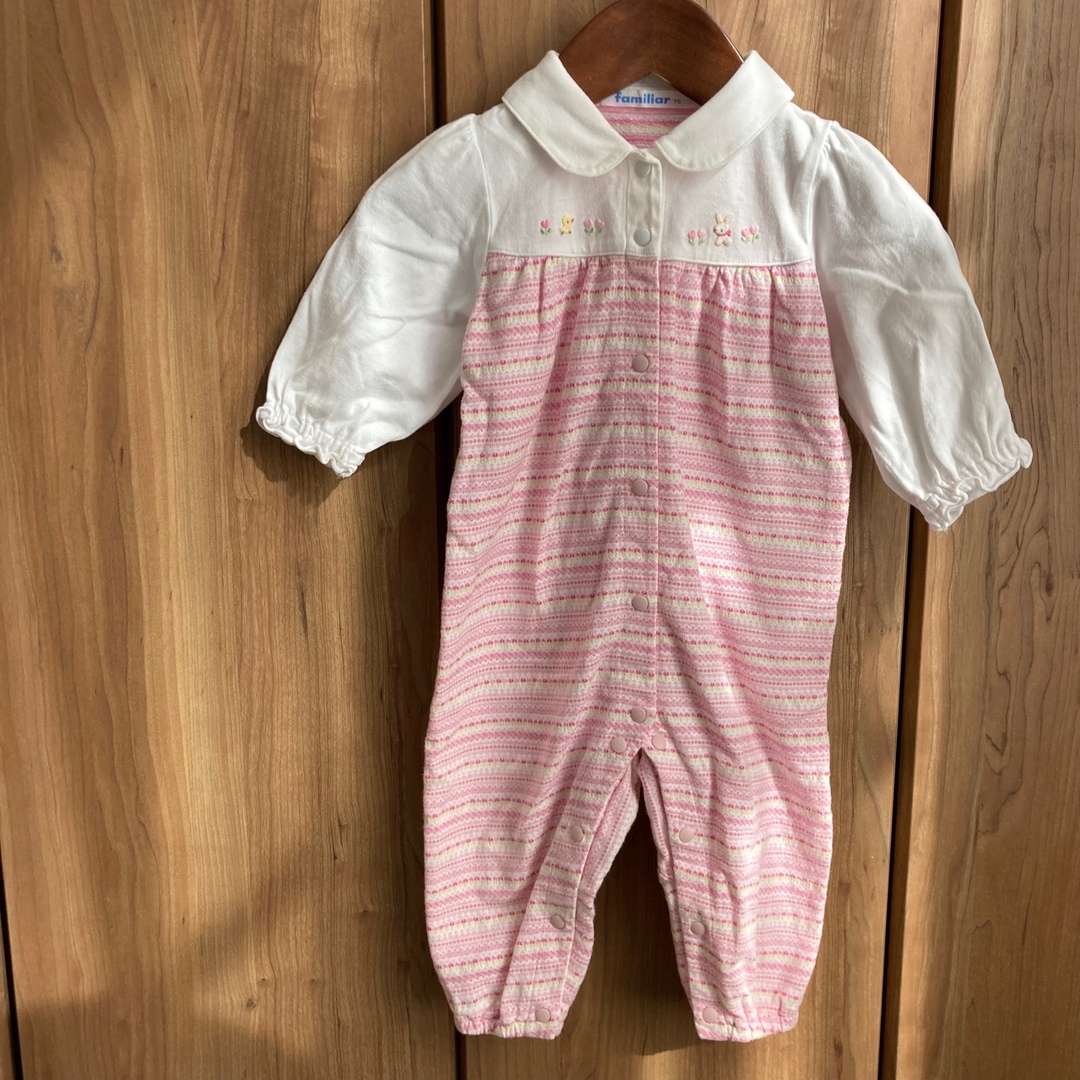 familiar - ファミリア familiar 長袖ロンパース 70cmの通販 by hiro