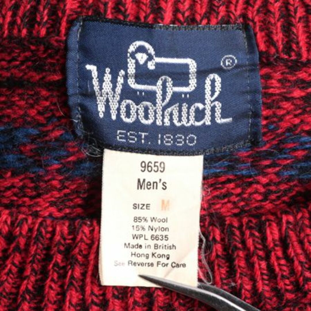 WOOLRICH - 80s ウールリッチ ノルディック ニット セーター メンズ M