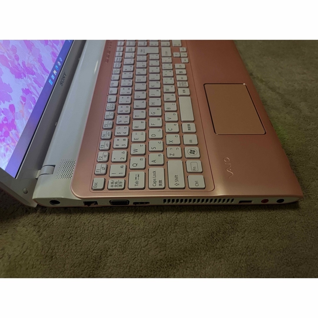 SONY - 初心者向けノートパソコン ピンク Win11pro i7 Office2021の