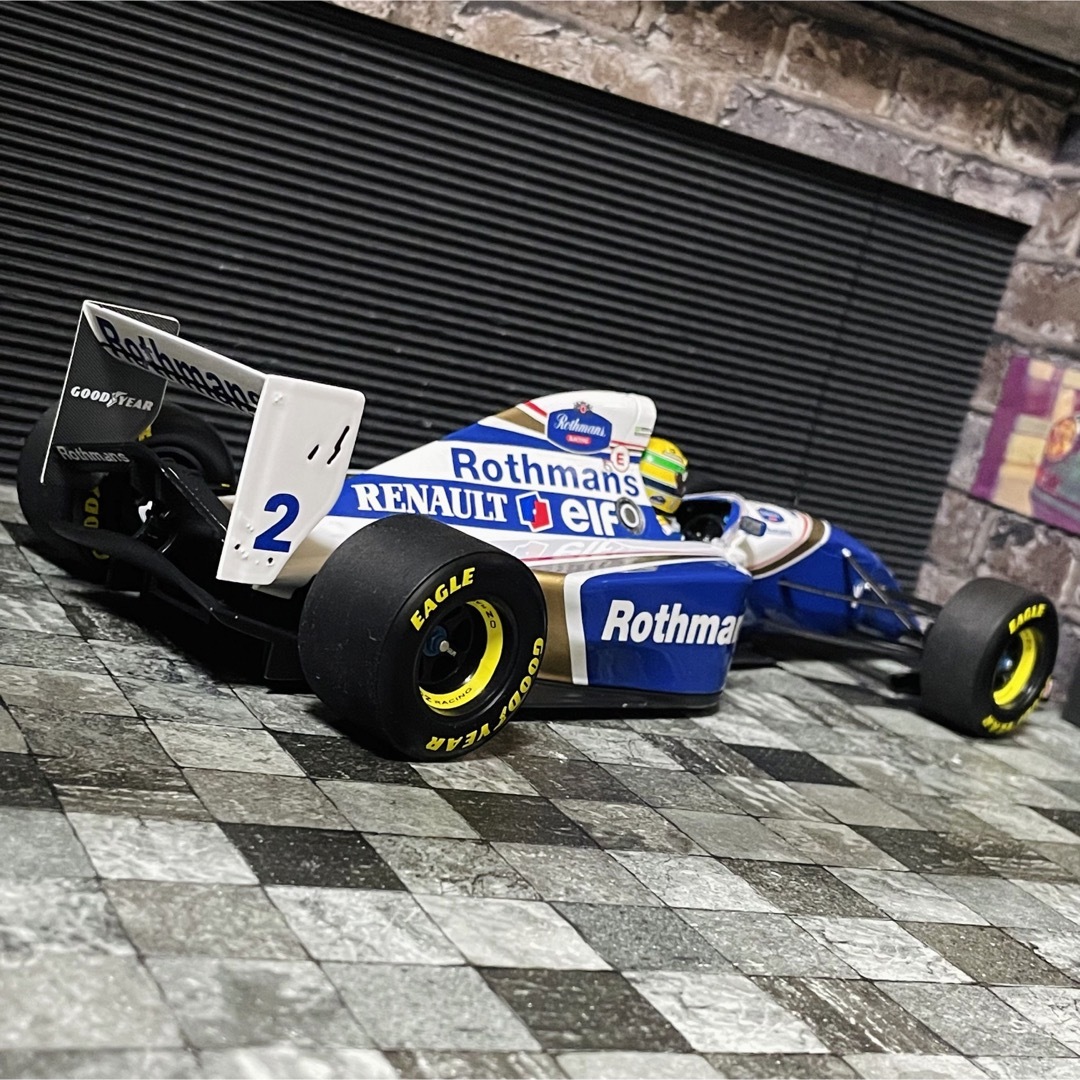 カスタム品 1/18 PMA ウィリアムズ ルノー FW16 アイルトン・セナの