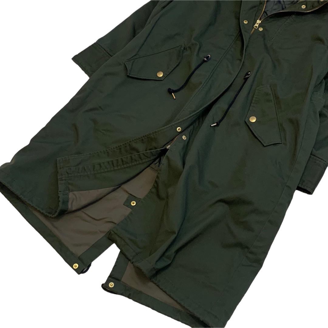 スローブイエナ ライナー付きフォックスファーモッズコート 40 L ロング