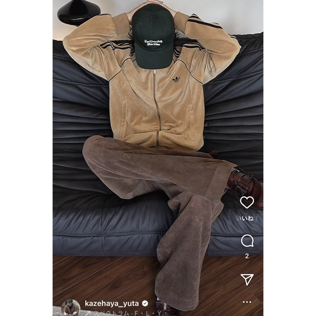 adidas Originals - 希少XS⭐️adidasアディカラー ブラウン ベロア