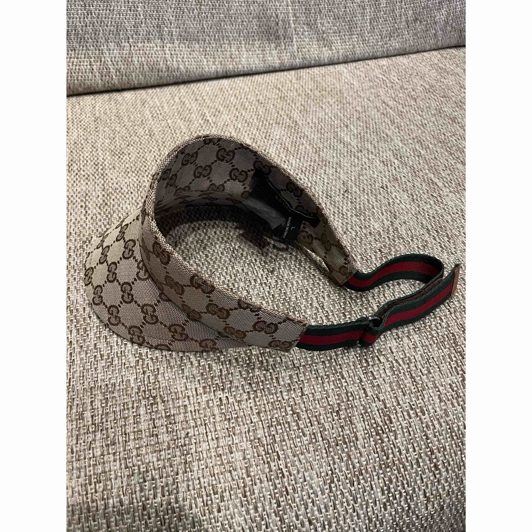 GUCCI - GUCCIサンバイザーの通販 by のら's shop｜グッチならラクマ