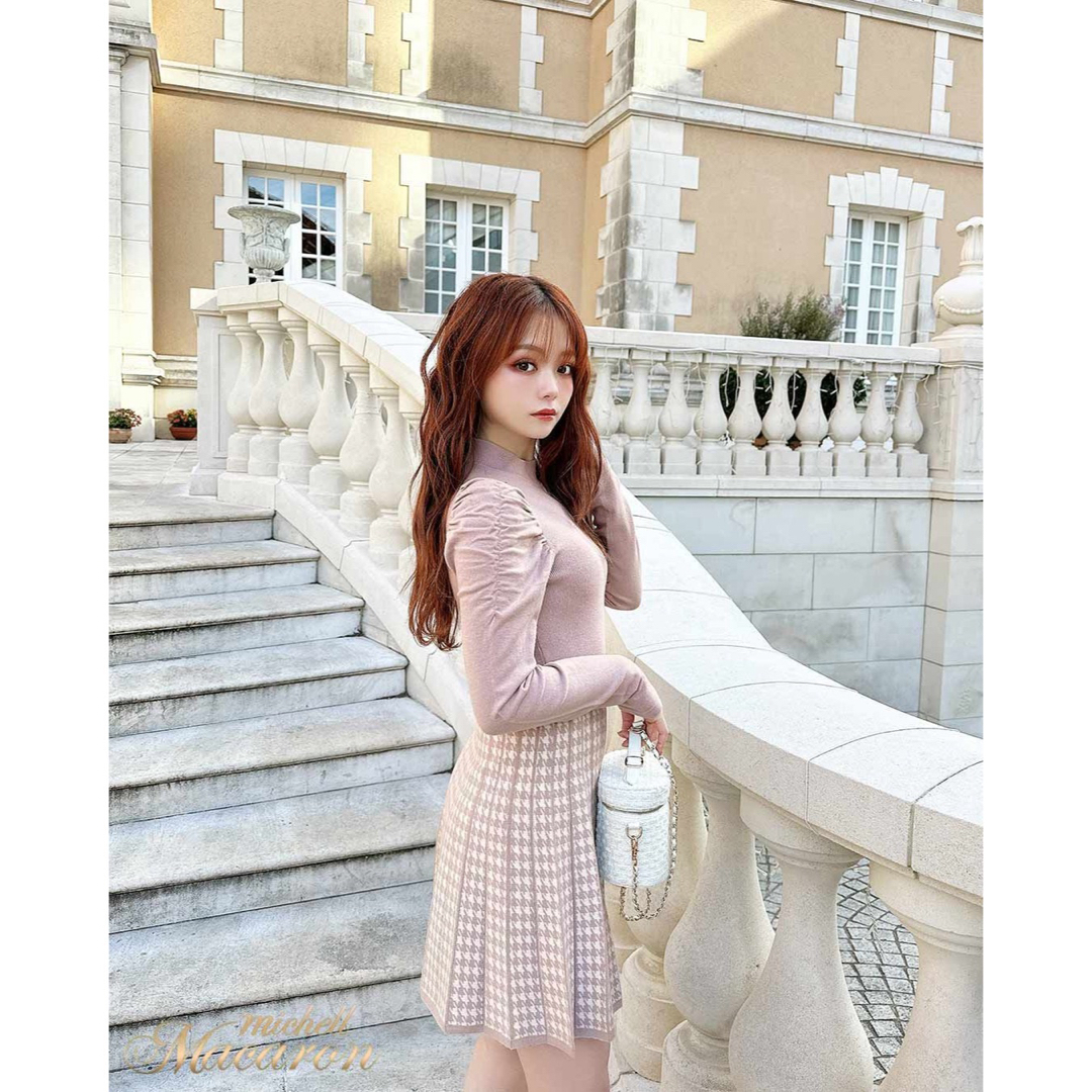 michellMacaron - 新品未使用 ミシェルマカロン プリーツニット