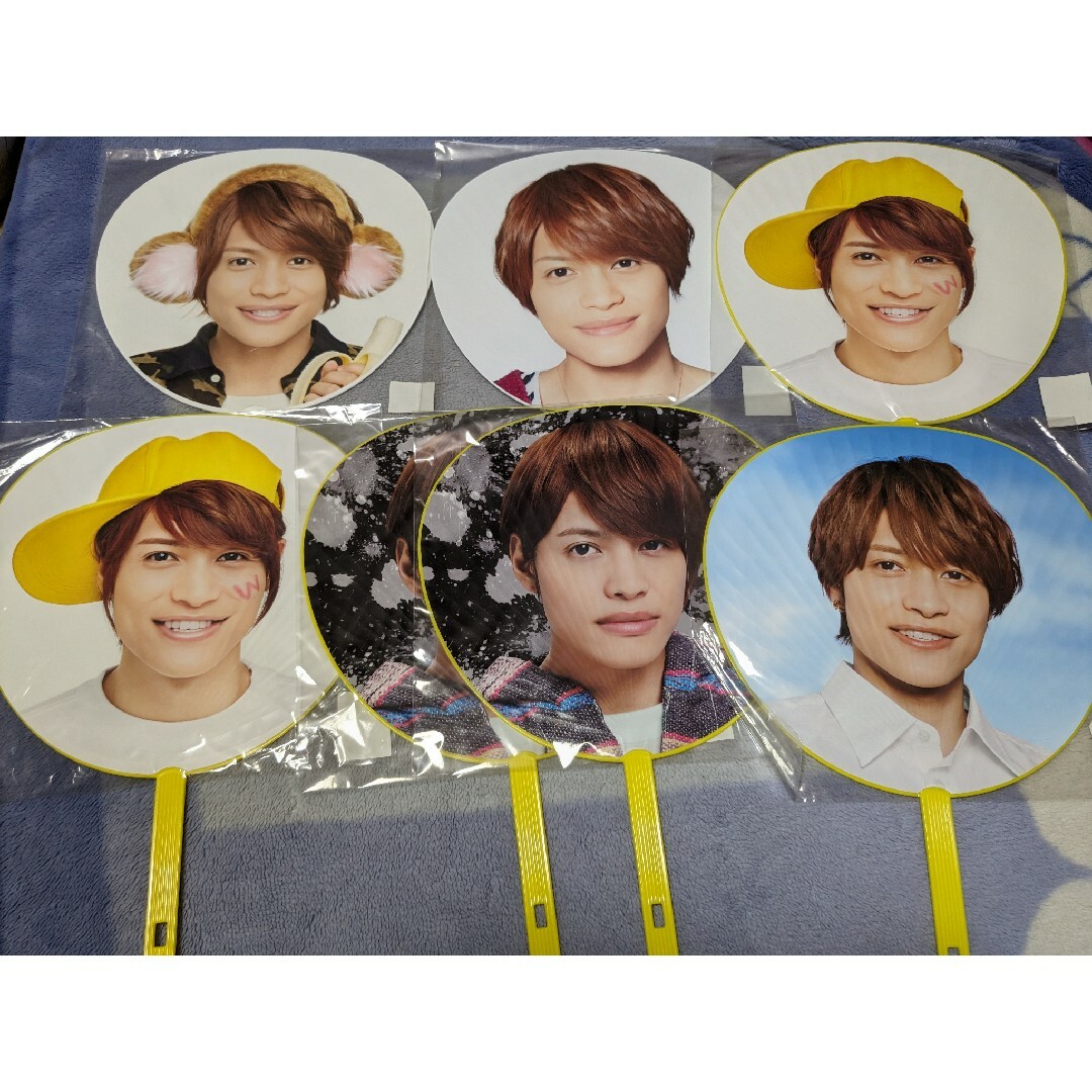 ジャニーズWEST - ジャニーズWEST WEST. 中間淳太 うちわ7枚セットの