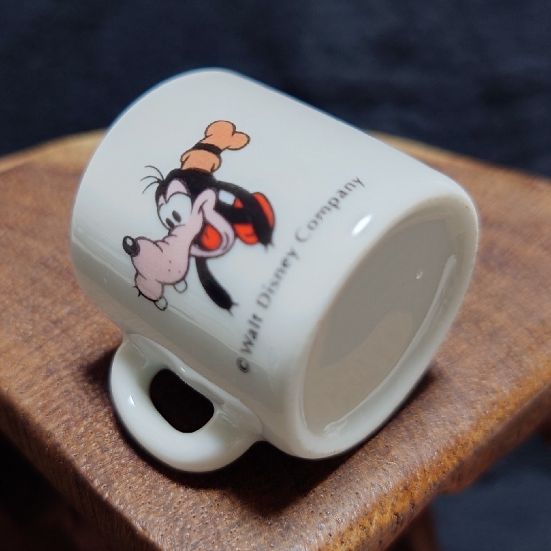 Disney - ディズニーキャラクター ミニマグカップ グーフィー 陶器