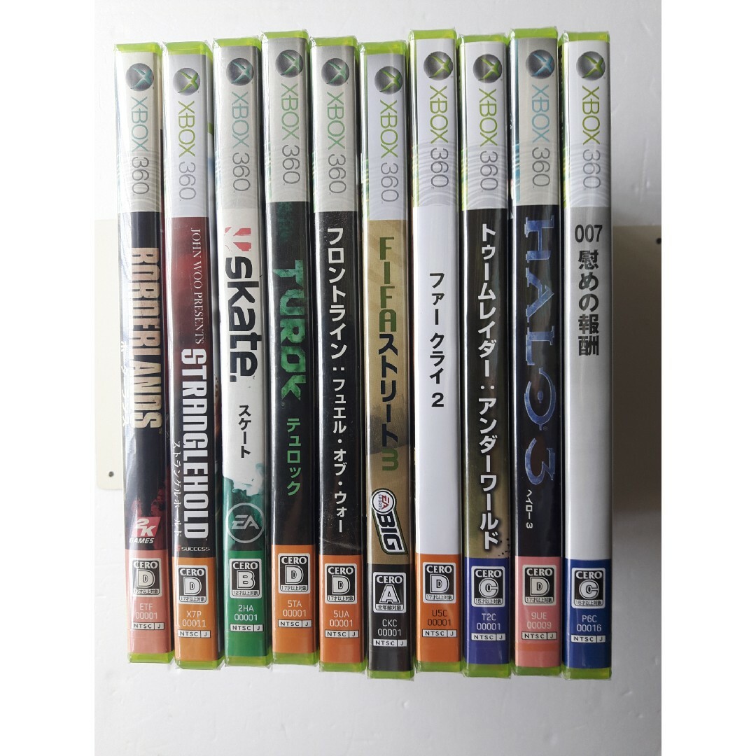 Xbox360 - xbox360 ソフト10本（10タイトル）【未使用 未開封