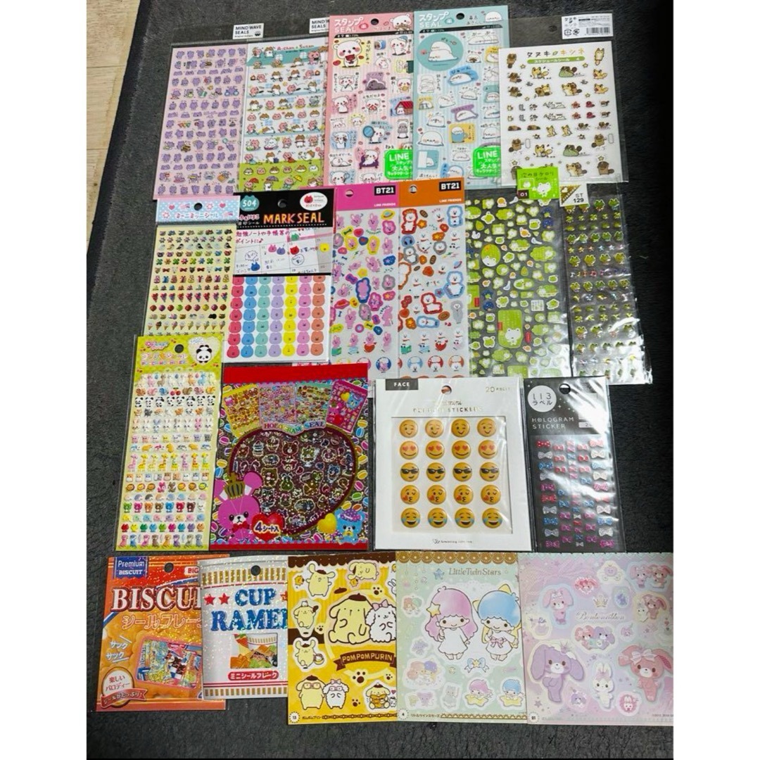 キャラクターシール】フレークシール シートシール シール まとめ売り