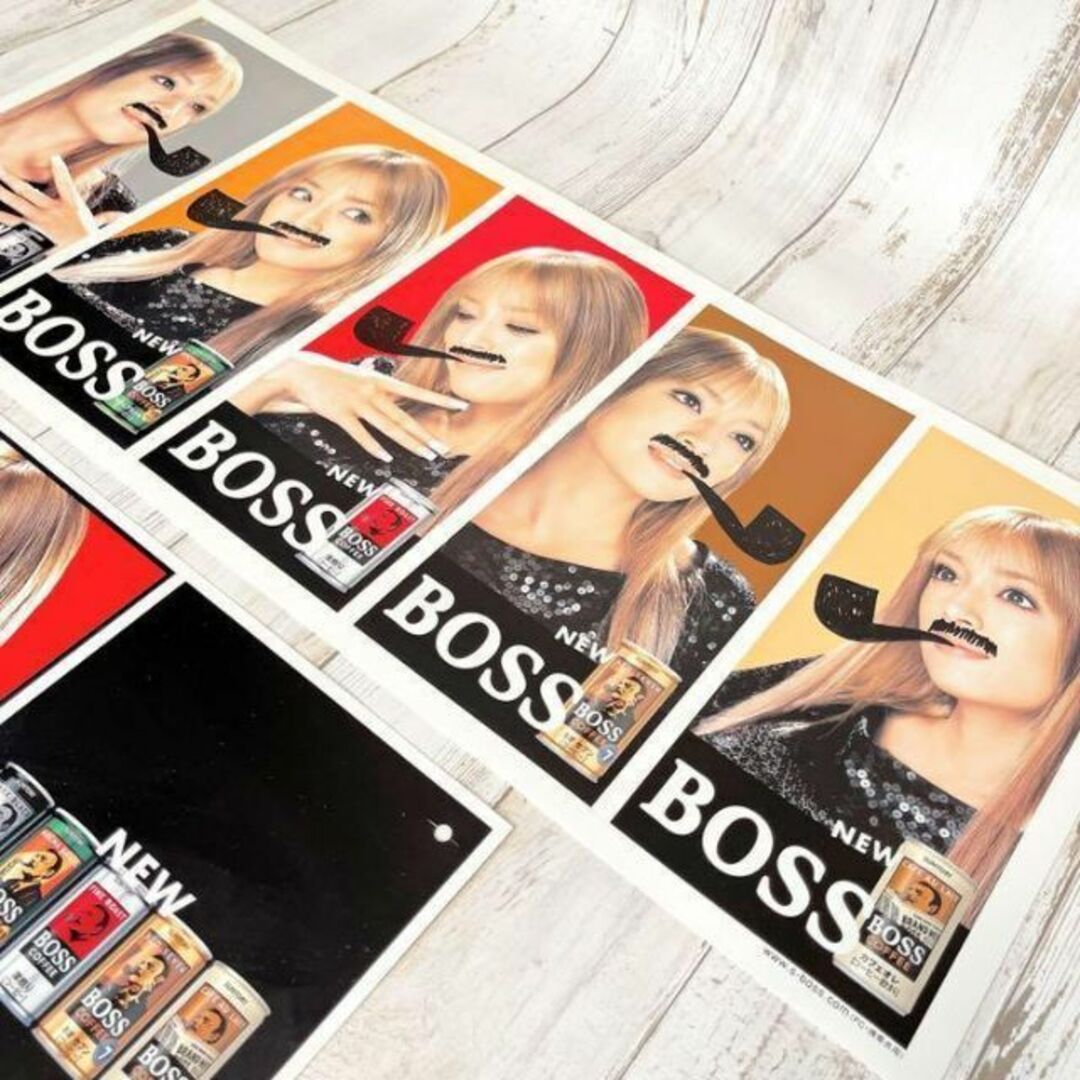 浜崎あゆみ サントリー ボス 販促パネル 非売品 希少 激レア SANTORYの