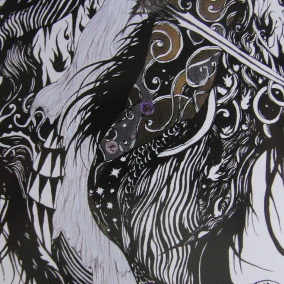 天野弓彦、【Dracula】、希少な額装用画集より、厳選、新品額装