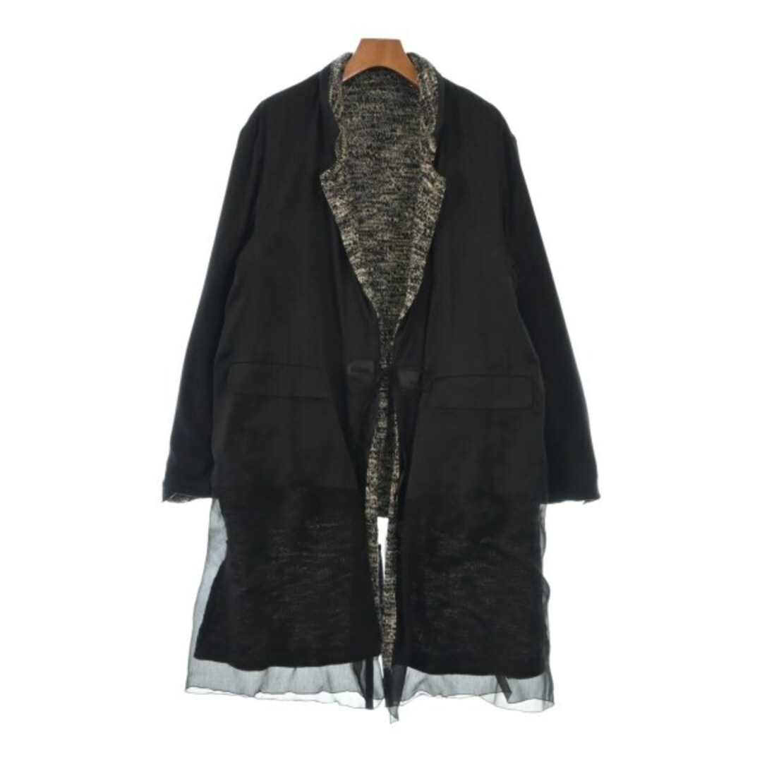 UNDERCOVER - UNDER COVER アンダーカバー コート（その他） F 黒x白