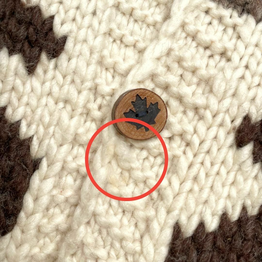 KANATA - KANATA カナタ ウッドボタン カナダ製 トナカイ カウチン