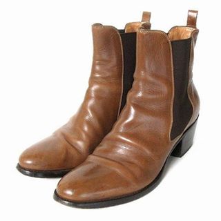 SARTORE - サルトル ショートブーツ サイドゴア レザー ブラウン 37 約