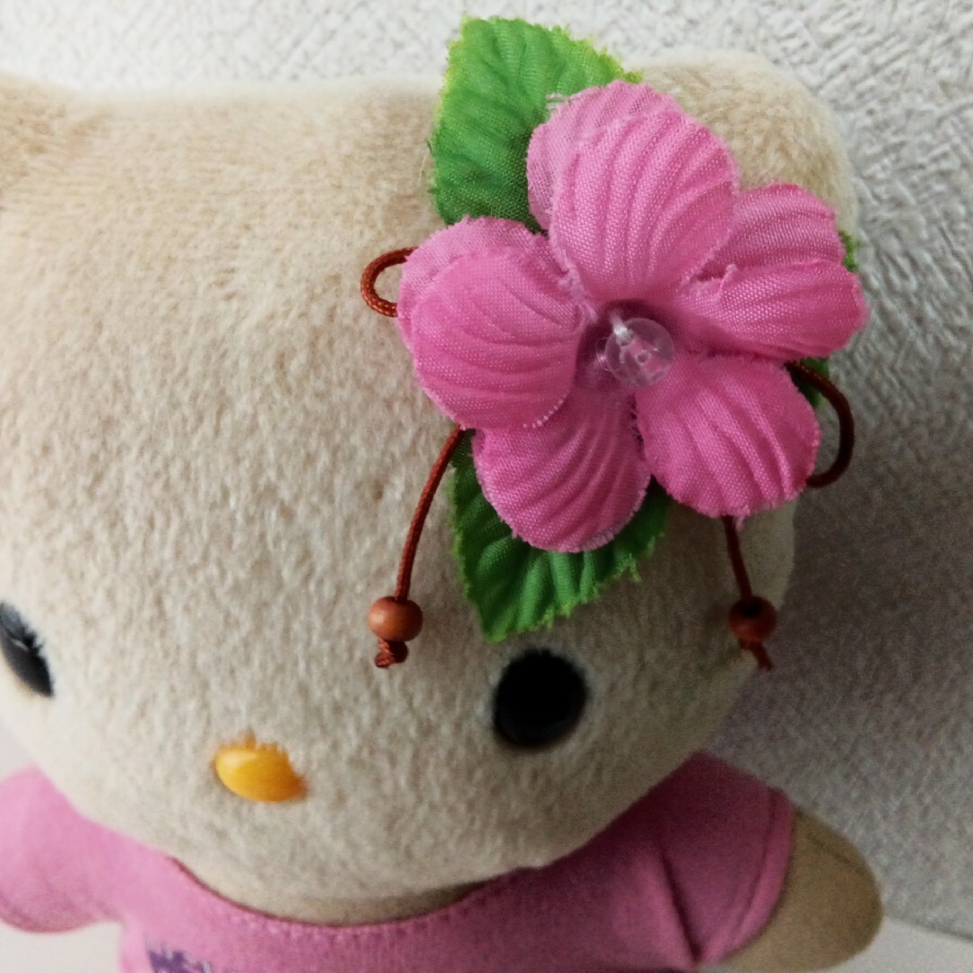 非売品 日焼けキティ ハイビスカス ぬいぐるみ 2001年 レトロの通販 by