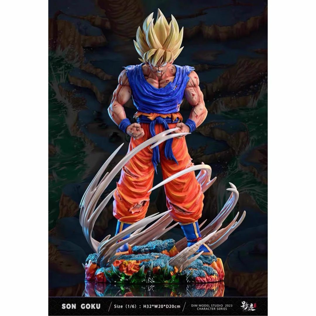 ドラゴンボール 超サイヤ人 孫悟空 ガレージキット フィギュア 1/6