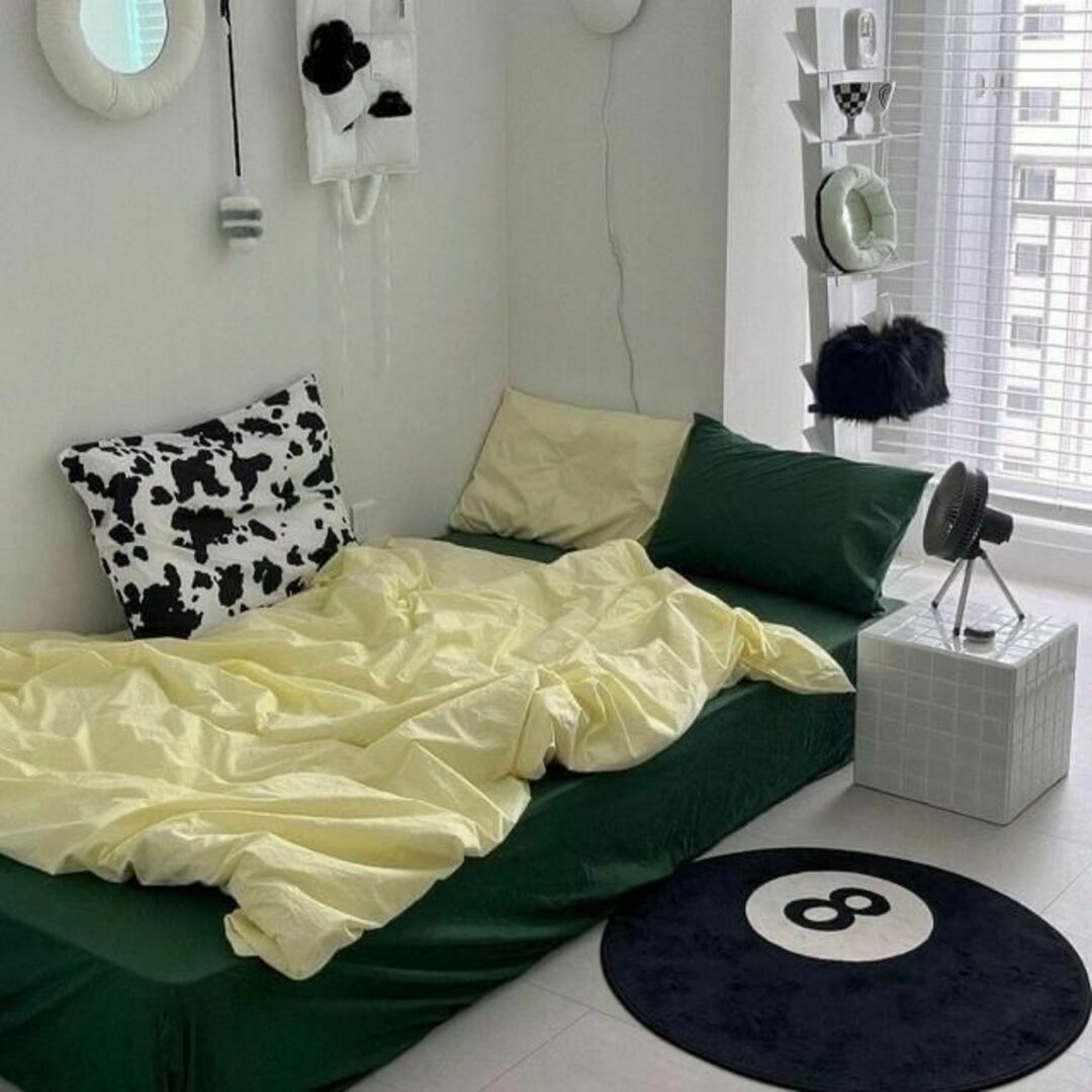 STUSSY 韓国 インテリア 8ボール ビリヤード エイトボール ラグ マット