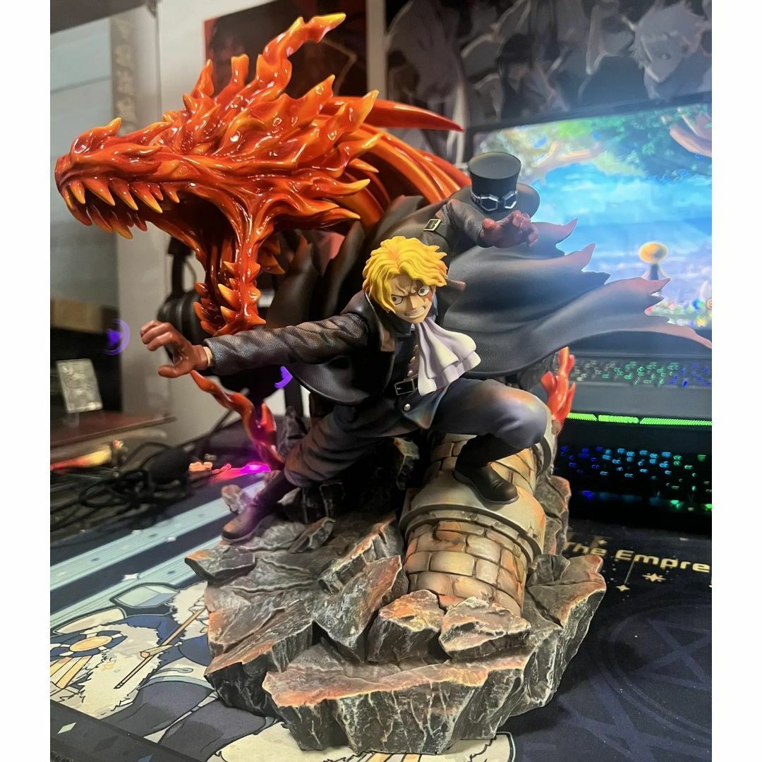 ワンピース 革命軍 サボ ガレージキット フィギュア スタチュー 塗装