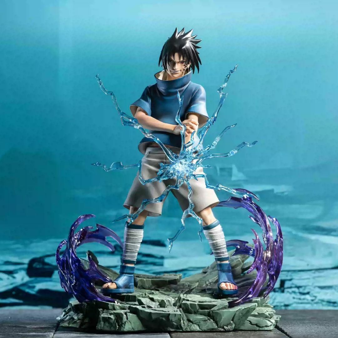 ナルト うちはサスケ ガレージキット 塗装済み完成品 フィギュア 1/6