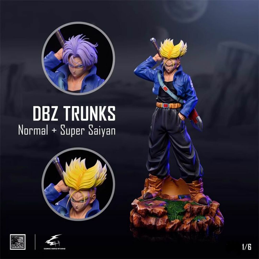 ドラゴンボール 超サイヤ人 未来トランクス フィギュア ガレージキット