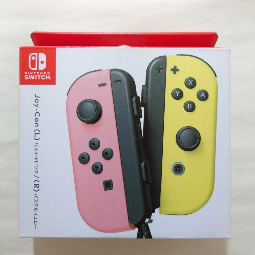 Switch ジョイコン Joy-Con パステルピンク/パステルイエローの通販 by
