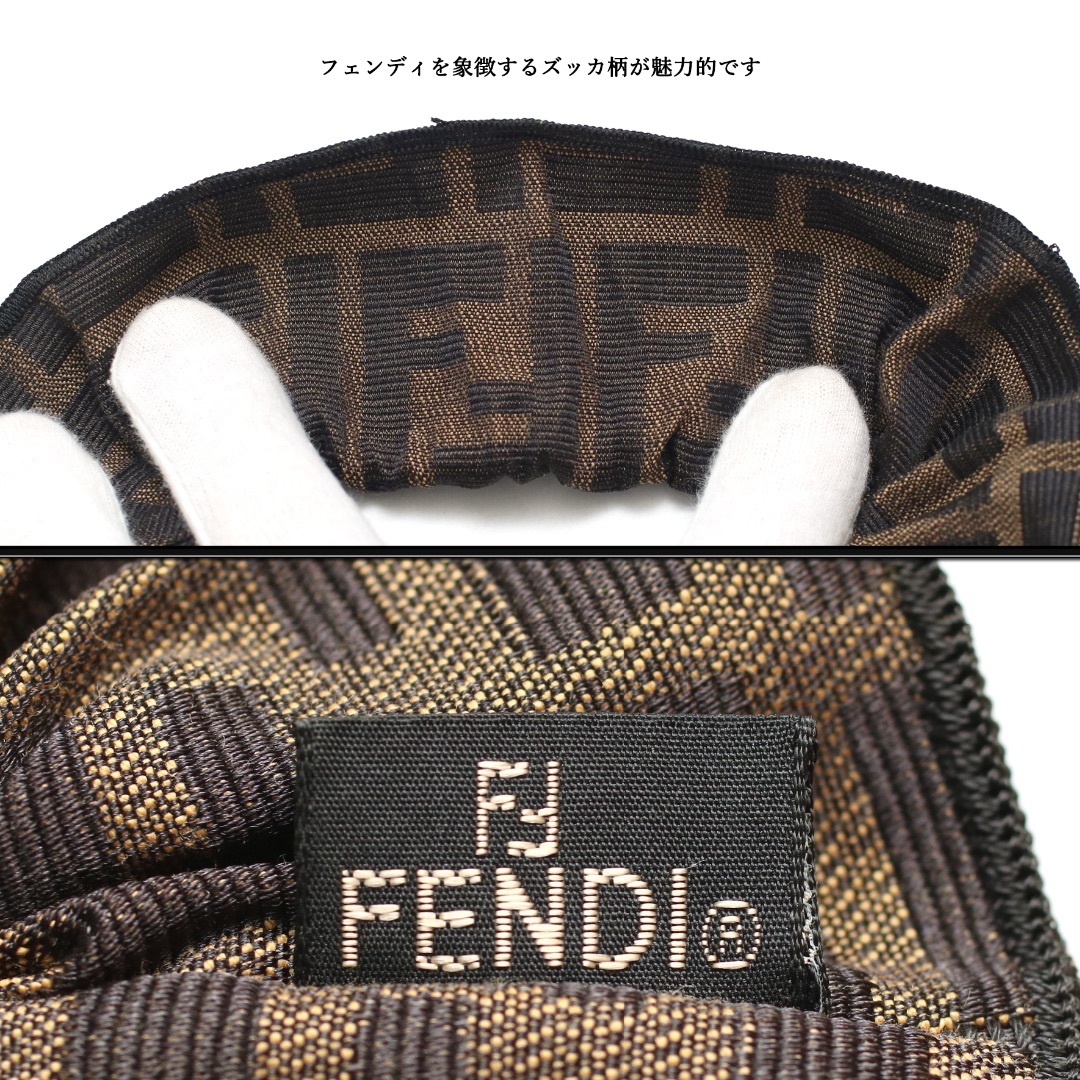 FENDI - 【美品】◇フェンディ◇ ズッカ柄 / ブラウン / ヘアアクセ