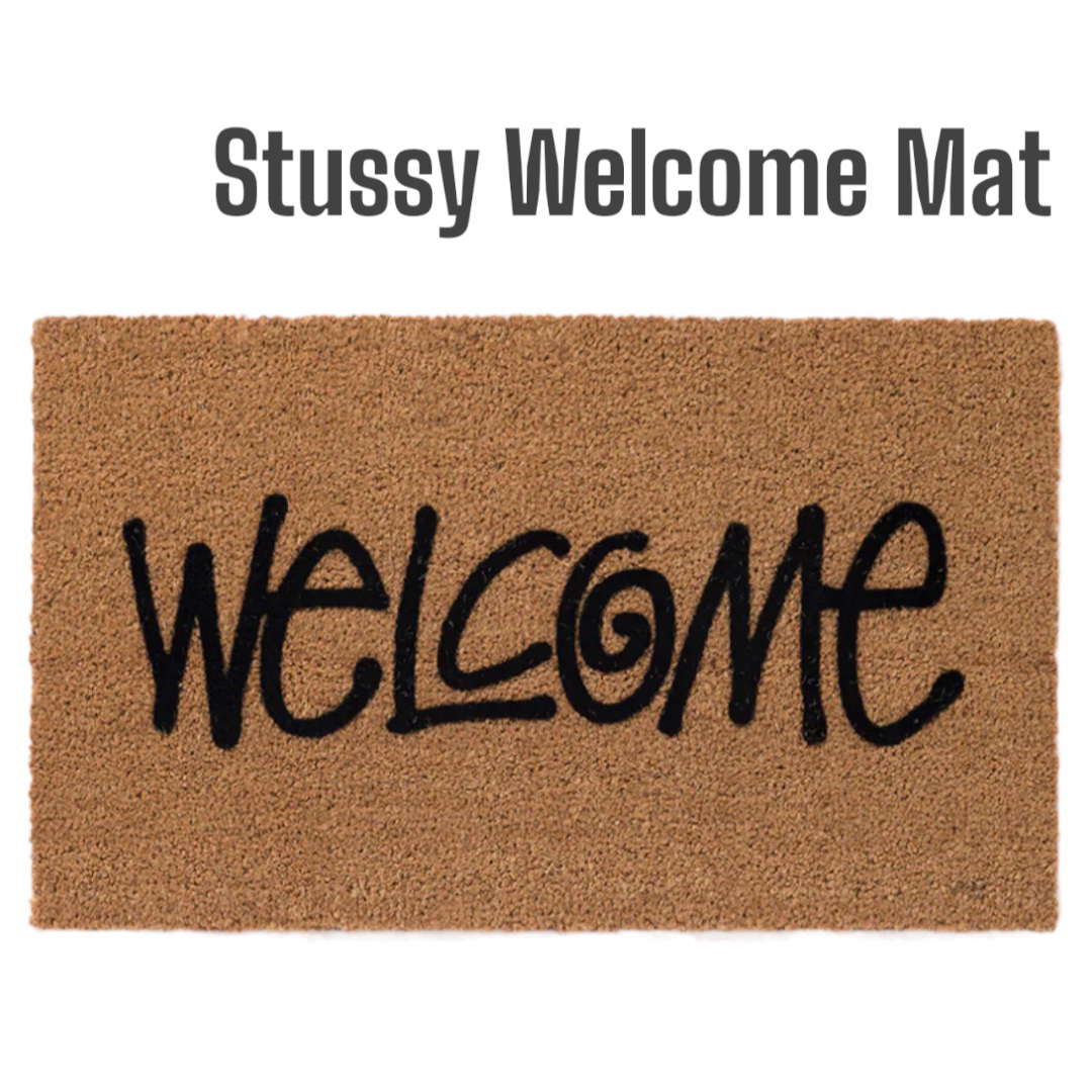 STUSSY - stussy ステューシー welcome マット 玄関マット 新品の通販