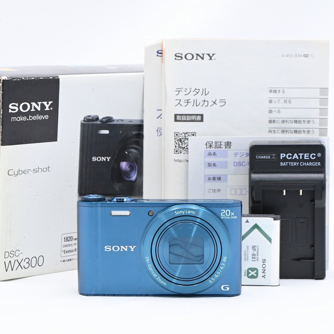 SONY - SONY Cyber-shot DSC-WX300 ブルーの通販 by Flagship Camera