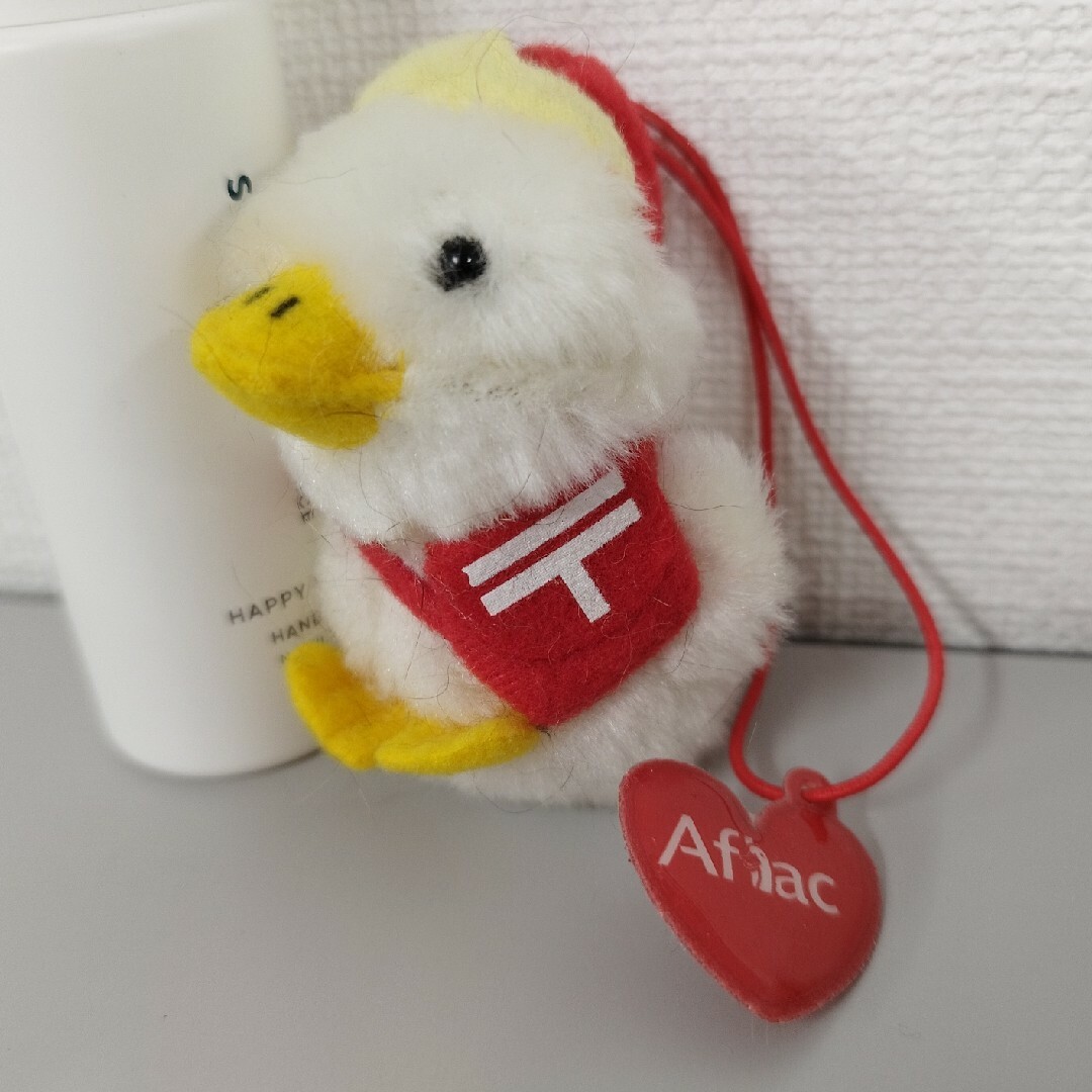非売品】アフラック✕郵便局コラボ ミニぬいぐるみ 白いアヒルさんの