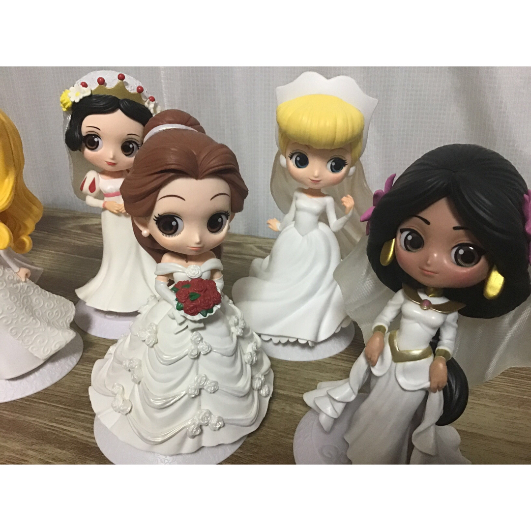 Qposket ディズニー プリンセス ウェディング フィギュア 7体セットの