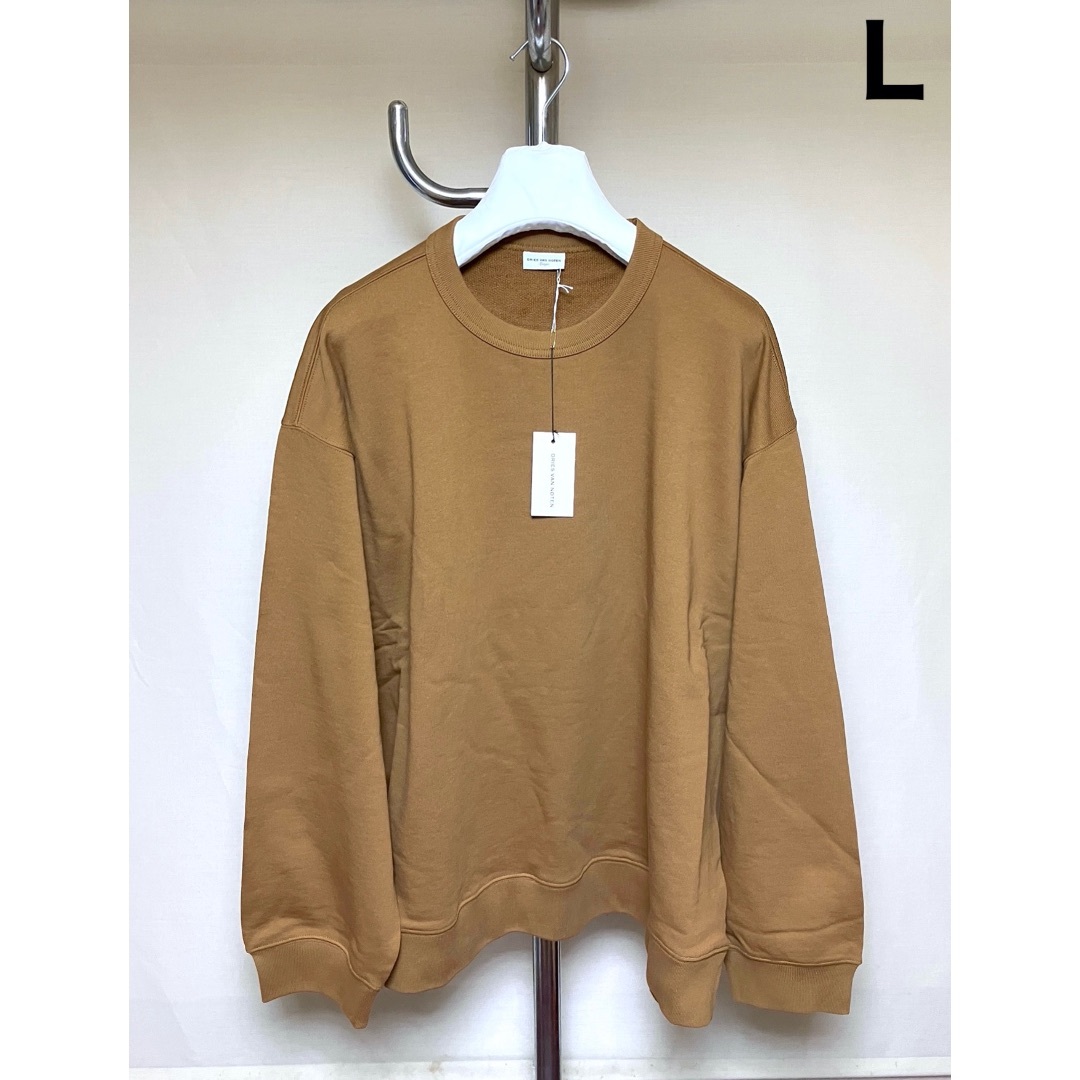DRIES VAN NOTEN - 新品 L 22aw dries van noten 茶 スウェット 5744の