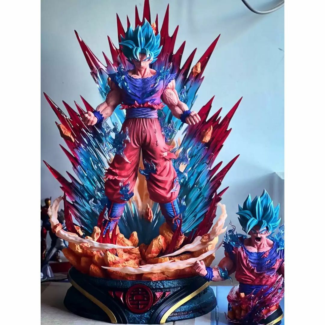 ドラゴンボール 超サイヤ人ブルー界王拳 孫悟空フィギュア ガレージ