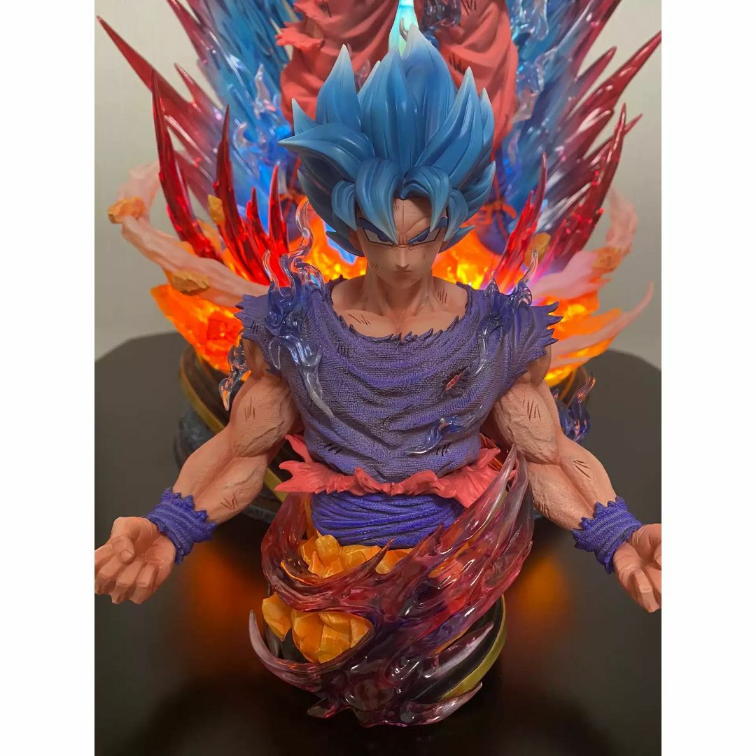 ドラゴンボール 超サイヤ人ブルー界王拳 孫悟空フィギュア ガレージ