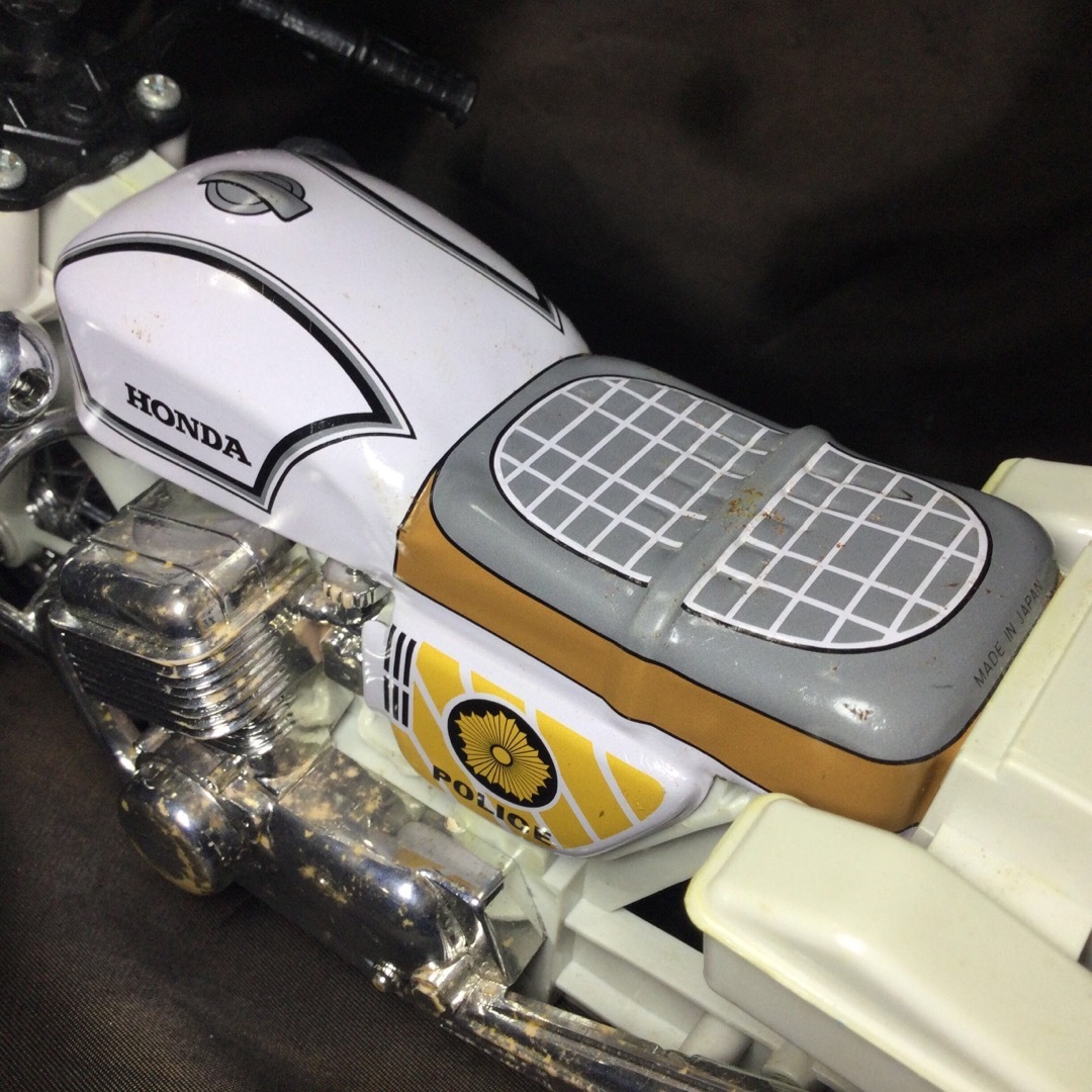ホンダ CB750 FOUR 白バイ ブリキ製フリクション玩具の通販 by
